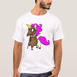 T-shirt Médecin de la peste de l'Unicore Sarcasm
