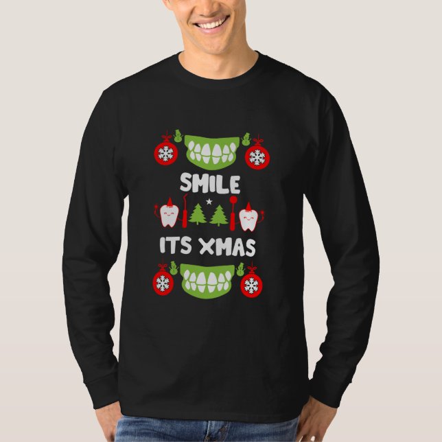 T-shirt Médecin dentaire Xmas (Devant)