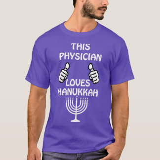T-shirt Médecin Hanoukka drôle