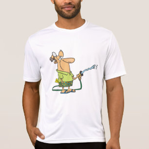 T-shirt Médecin retraité drôle jardinage tuyau d'arrosage
