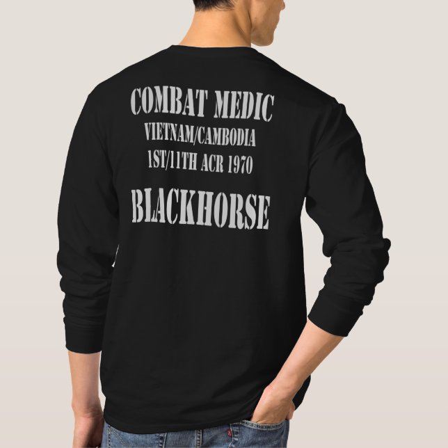 T-shirt Médecine de combat Vietnam 1970 (Dos)