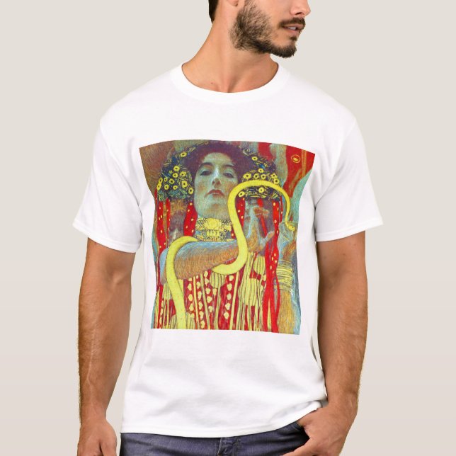 T-shirt Médecine II de Gustav Klimt (Devant)