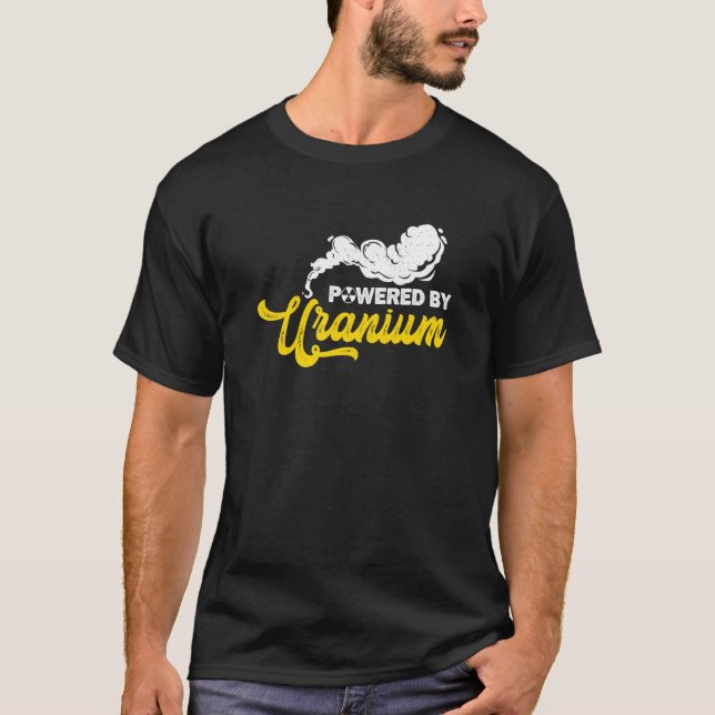T-shirt Médecine nucléaire Ingénieur nucléaire radioactif  (Devant)
