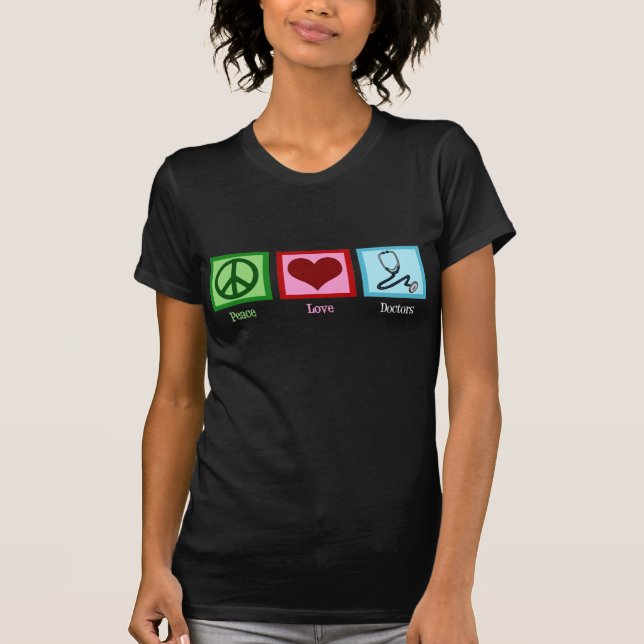 T-shirt Médecins d'amour de paix (Devant)