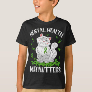 T-shirt Médecins de la santé Amoureux de les chats Mentolo