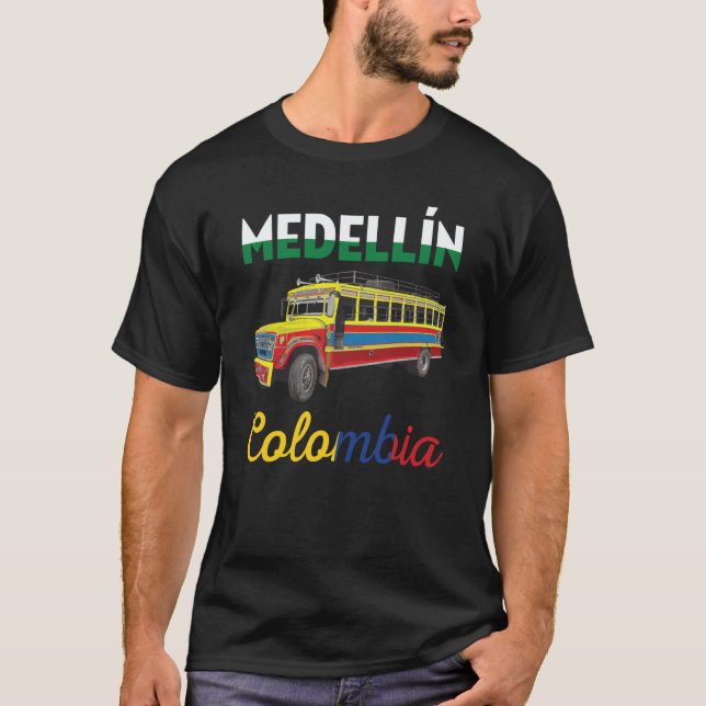 T-shirt Medellin Colombia Condor Colombian Bogota Travel T (Devant)