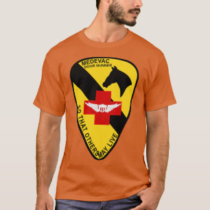 T-shirt Medevac Door Gunner 1ère Cavalerie Vietnam wxt
