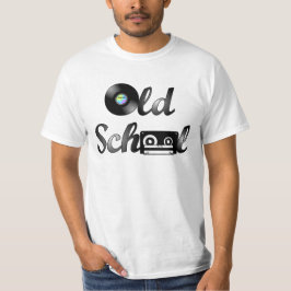 T-shirt Médias de musique de vieille école