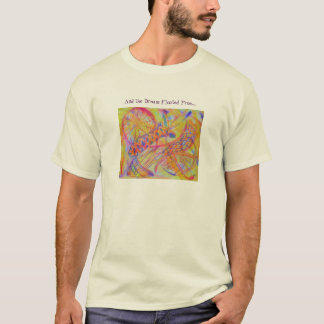 T-shirt Médias mélangés abstraits vifs