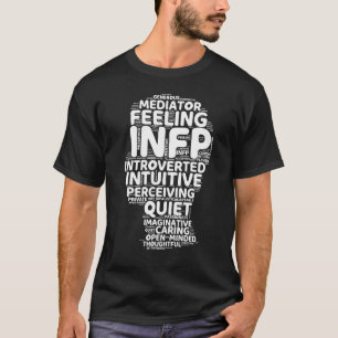 T-shirt Médiateur de l'INFP drôle Introvert relation de pe