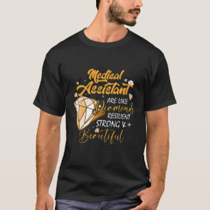 T-shirt Médicale Assistant sont comme Diamonds Happy Nurse