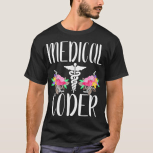 T-shirt Médicale Coder Gift Coder Codage médical mignon