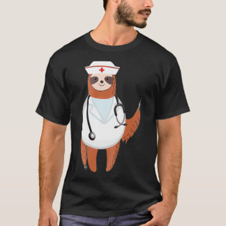 T-shirt Médicale Scrub Top Infirmières Casquette portant S