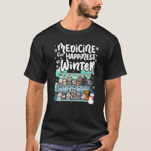 T-shirt Médicament Pour Le Bonheur Les Jours De Semaine En