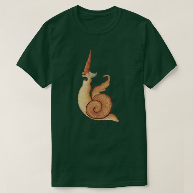 T-shirt médiéval "Hurlant Snail" (Design devant)