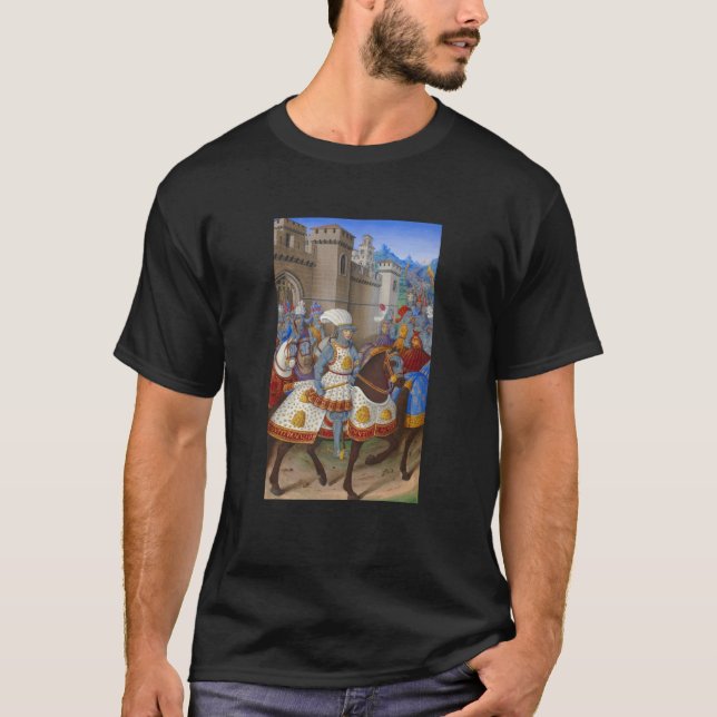 T-shirt Medieval King of France Louis XII Le Voyage de Gên (Devant)