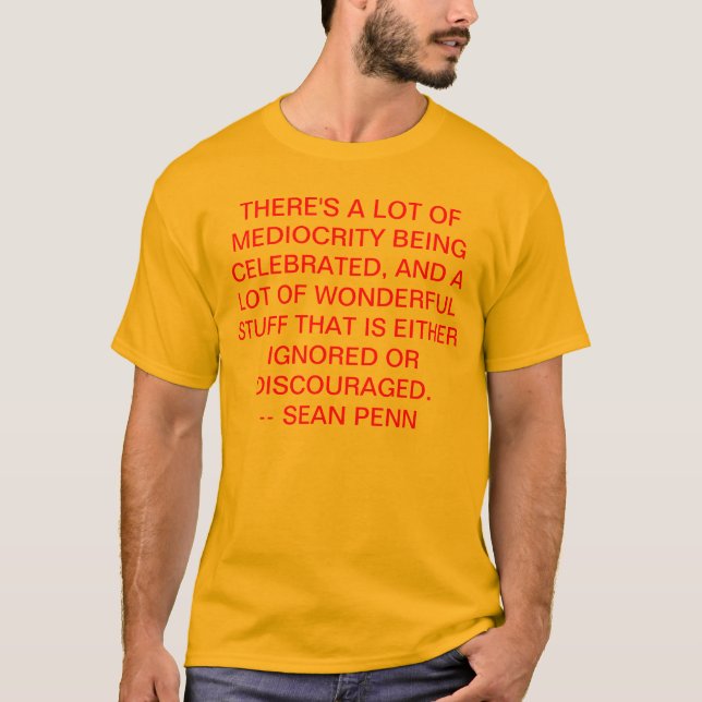 T-shirt médiocrité (Devant)