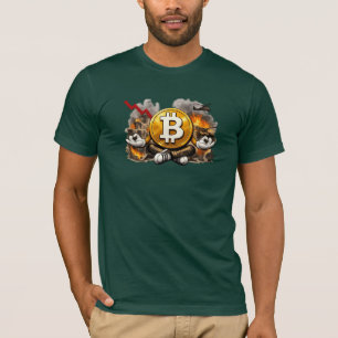 T-shirt Méditation Bitcoin Calme dans le Chaos Cry