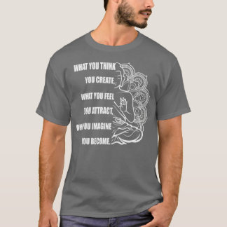T-shirt Méditation Bouddha Chemise Loi D'Attraction