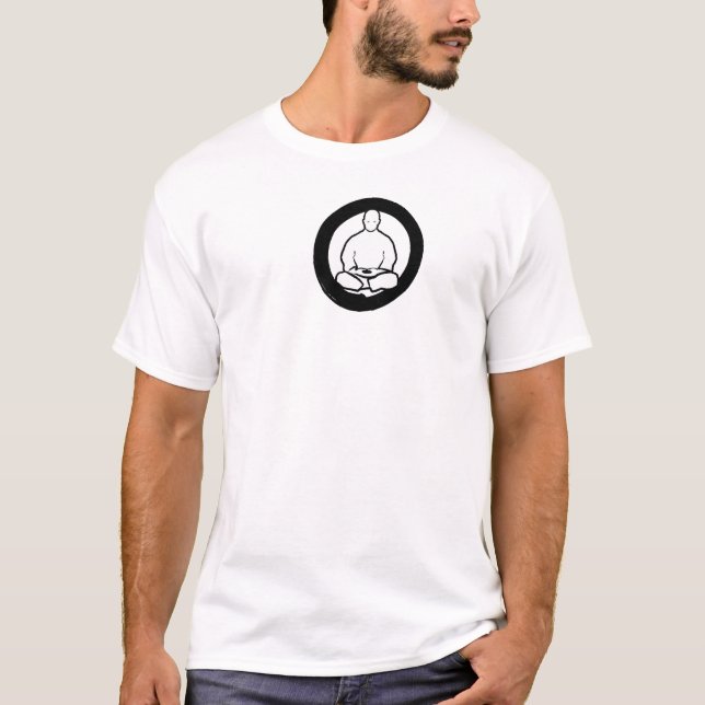 T-shirt Méditation de cercle de zen (Devant)