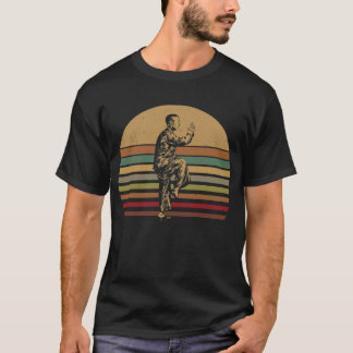 T-shirt Méditation de l'instructeur de Retro Tai Chi Yin Y