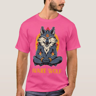 T-shirt Méditation de Yoga AWWWOMF Aware Namaste Yogi
