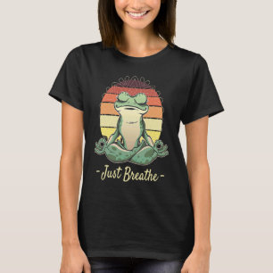 T-shirt Méditation de Yoga de grenouille Pilates animal To