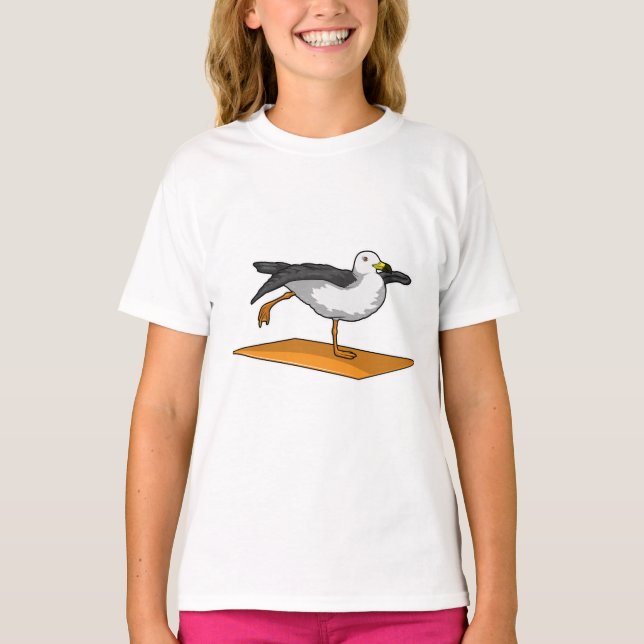 T-shirt Méditation de Yoga de Seagull Fitness (Devant)
