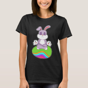 T-shirt Méditation des oeufs de Pâques de lapin