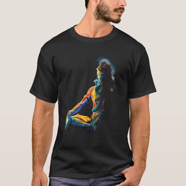 T-shirt Méditation éternelle Lord Shiva (Devant)