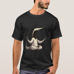 T-shirt Méditation Fourmilier Pose de Yoga Relaxante Anima