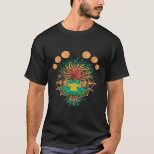 T-shirt Méditation grenouille Hommes de grenouille Yoga Yo