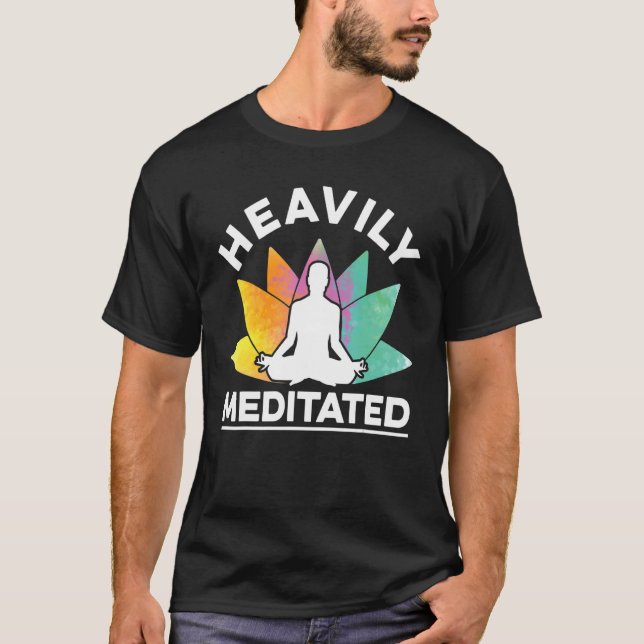 T-shirt Méditation Méditée Lourde Relaxation B (Devant)