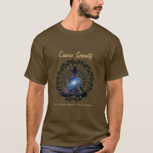 T-shirt Méditation Sérénité Cosmique – Galaxie Mandala
