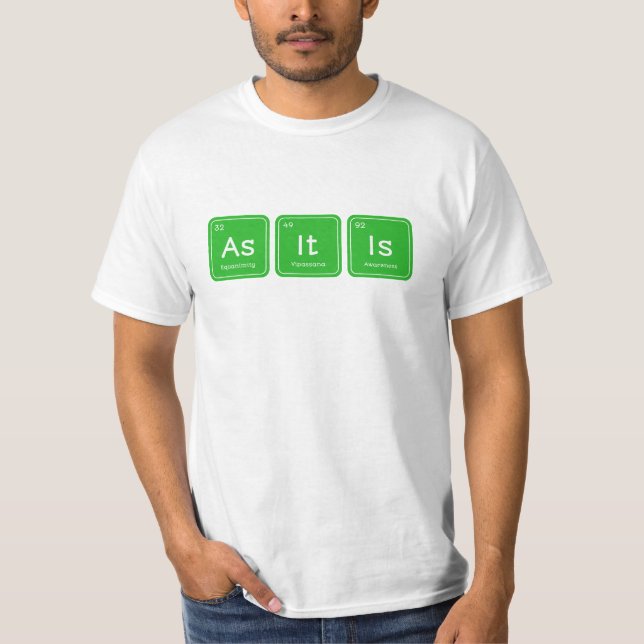 T-shirt Méditation Vipassana Comme C'Est La Sensibilisatio (Devant)