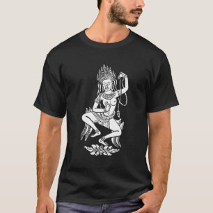 T-shirt Méditation Yoga Danse Apsara Nymphe rue bouddhiste