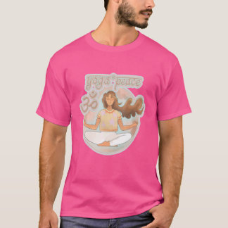 T-shirt Méditation Yoga Mindfulness Méditation Fille