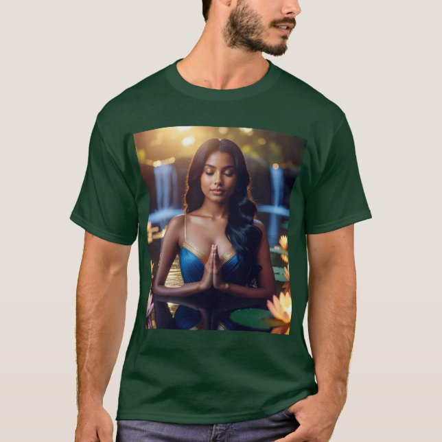 T-SHIRT MEDITATION - YOGA - WELLNESS - CARPE DIEM (Devant)