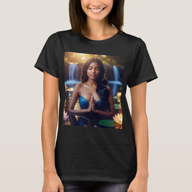 T-SHIRT MEDITATION - YOGA - WELLNESS - CARPE DIEM (Devant)