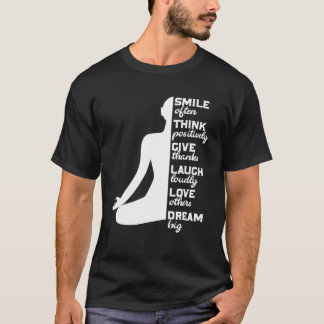 T-shirt Méditation Yoga Zen Citation Pour Yoga Mindfult