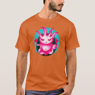 T-shirt Méditation Zen Axolotl Bouddha Amusant Animal
