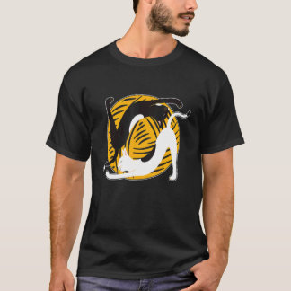 T-shirt Méditation zen Yoga Yang Chat Omm