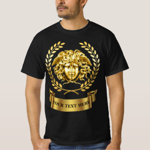 T-shirt Medusa d'or personnalisable