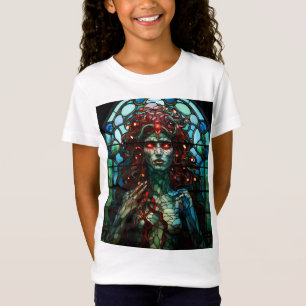T-Shirt Medusa - Fenêtre en verre tendu Style Tiffany