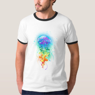 T-shirt Méduse arc-en-ciel