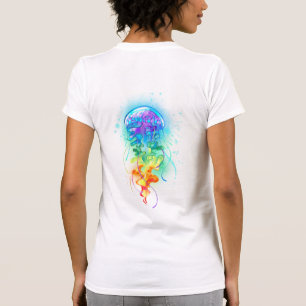 T-shirt Méduse arc-en-ciel
