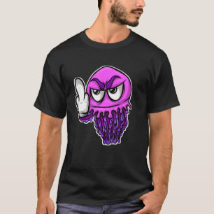 T-shirt Méduse avec méduse au doigt du milieu 1