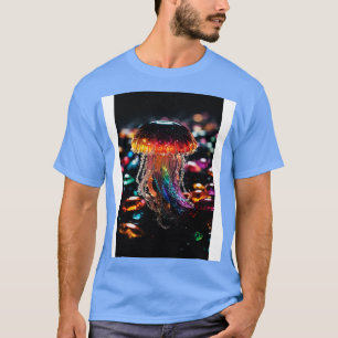 T-shirt méduse colorée