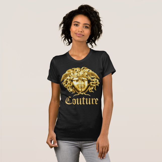 T-Shirt Méduse Dorée (Devant entier)