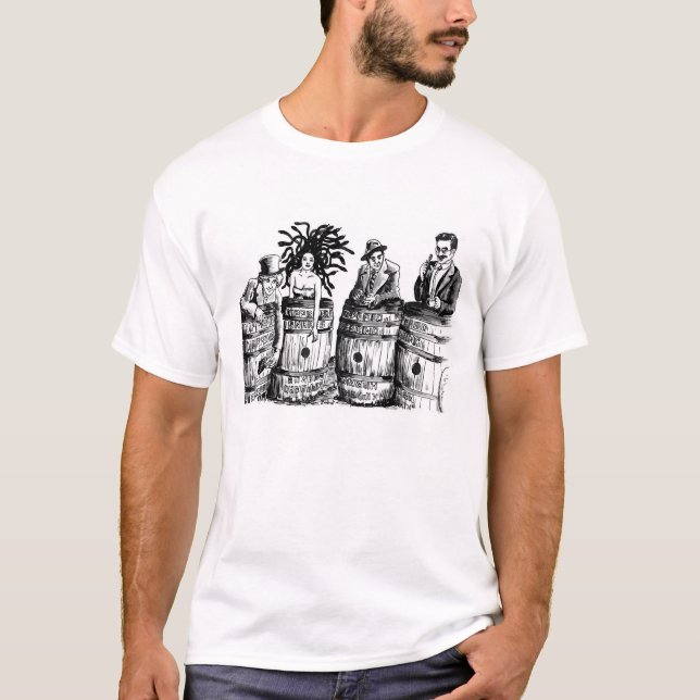 T-shirt Méduse et frères de Marx (Devant)